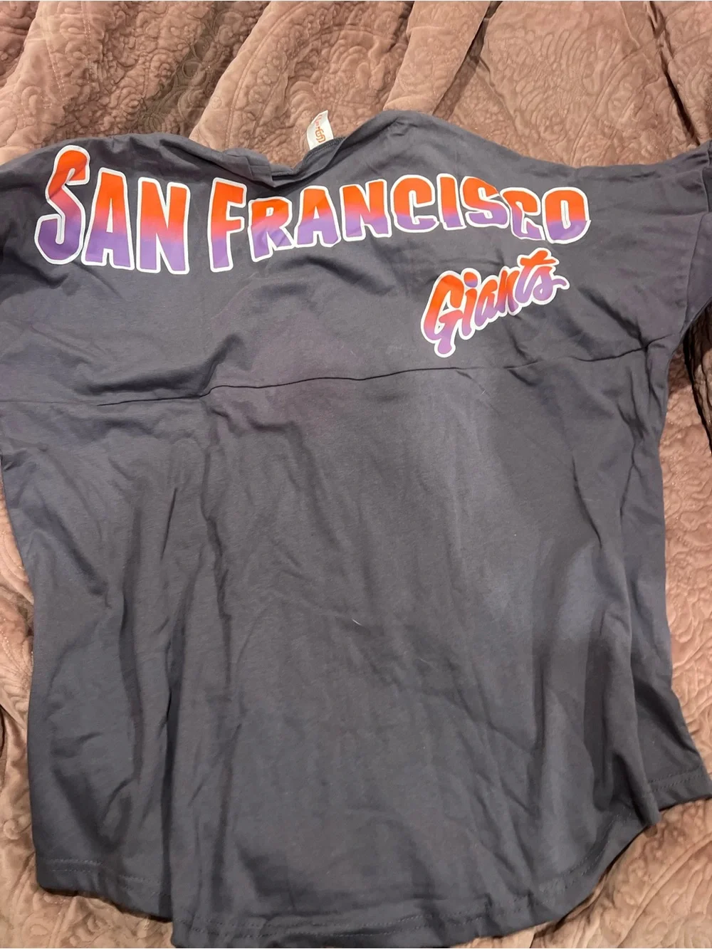 San Francisco Giants Kids Short Sleeve Tee - Black